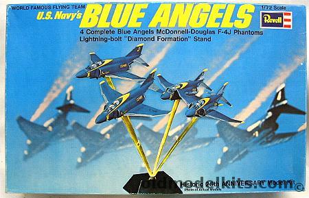 Revell 1/72 US Navys Blue Angels F-4J Phantom II, H186 plastic model kit